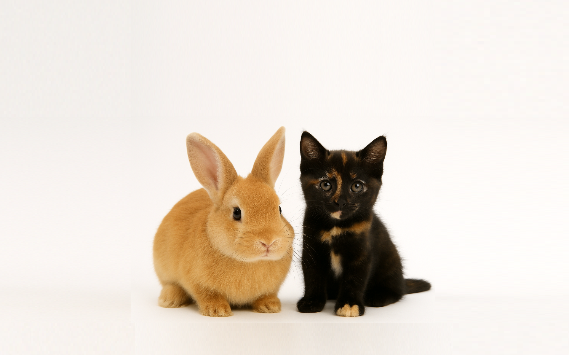 Lapin et chaton